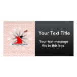 Trinidad And Tobago Flag Map 2.0 Personalized Photo Card