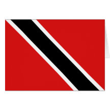 Trinidad and Tobago Flag Notecard