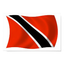 Trinidad and Tobago Flag Poster Print