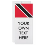 Trinidad and Tobago Flag Full Color Rack Card