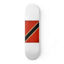 Trinidad and Tobago Flag Custom Skate Board