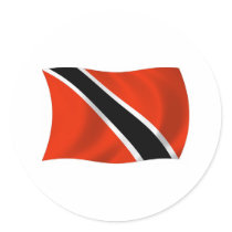 Trinidad and Tobago Flag Sticker by LivingFlags2 Trinidad and Tobago Flag Sticker