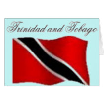 Trinidad And Tobago Flag T-shirt And Etc Greeting Cards