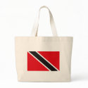 Trinidad and Tobago Flag Tote Bag by FlagTshirts Trinidad and Tobago Flag Tote Bag