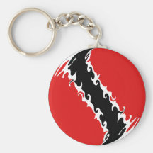 Trinidad and Tobago Gnarly Flag Key Chains