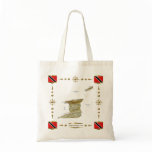 Trinidad and Tobago Map + Flags Bag