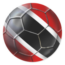 Trinidad and Tobago Soca Warriors Round Stickers