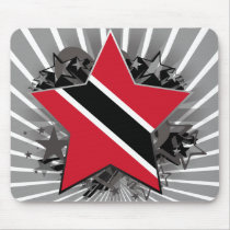 Trinidad and Tobago Star Mouse Pad