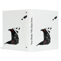 Trinidad And Tobago Trendy Peace Sign with Trinida 3 Ring Binders