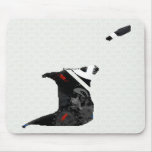 Trinidad And Tobago Trendy Peace Sign with Trinida Mouse Pad