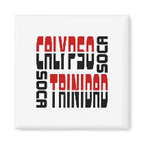 Trinidad Calypso Soca Cube magnets