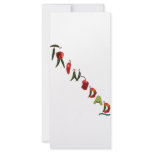 Trinidad Chili Peppers Rack Card