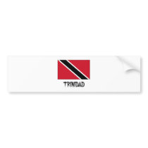 Trinidad Flag bumper stickers