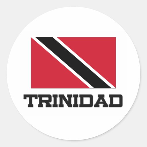 Trinidad Flag Classic Round Sticker Zazzle