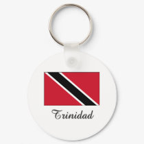 Trinidad Flag Design keychains