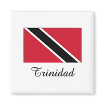 Trinidad Flag Design magnets
