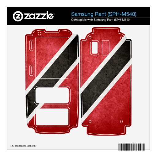 Trinidad Flag Skin For The Samsung Rant