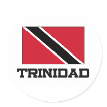 Trinidad Flag stickers