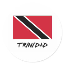 Trinidad Flag stickers