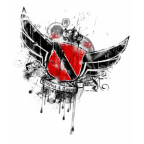 Trinidad Heraldry Grunge t-shirts
