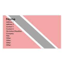 Trinidad Tobago Flag Business Card