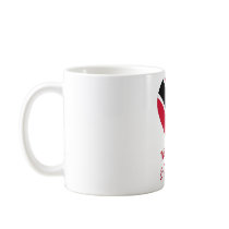 Trinidad & Tobago Flag Heart Mug