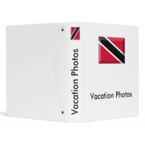 Trinidad & Tobago Flag Jewel Vinyl Binders