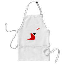 Trinidad Tobago flag map Apron