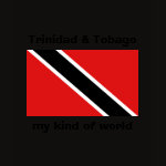 Trinidad and Tobago Flag Map Text Ladies Baby Doll