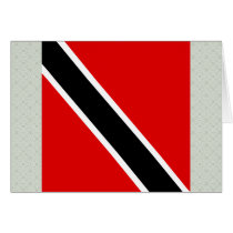 Trinidad Tobago High quality Flag Greeting Cards
