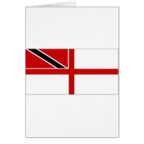 Trinidad Tobago Naval Ensign Greeting Cards