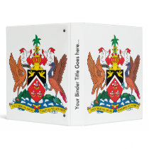 Trinidadandtobago Coat of Arms detail Vinyl Binder