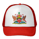 Trinidadandtobago Coat of Arms detail Mesh Hats