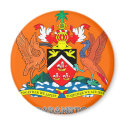 Trinidadian Emblem magnets by FlagStore Trinidadian Emblem magnets