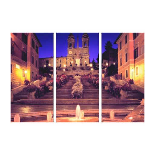 Trinità Dei Monti (Rome) Canvas Print
