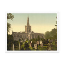 Trinity Church II, Stratford-upon-Avon, England Post Card