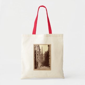 Trinity Church, Wall Street, New York City c1910 V bag