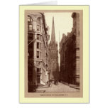 Trinity Church, Wall Street, New York City c1910 V cards
