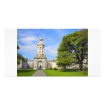 Trinity College in Dublin Customized Photo Card