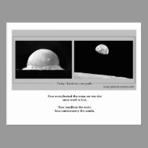 TRINITY / EARTHRISE: two paths postcards