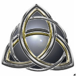 Trinity Knot 2 Keychain Cut Out