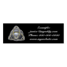 Trinity Knot 2 Profile Card Business Card Templates