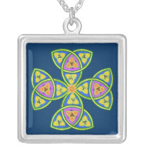 Trinity Knot Cross Necklaces