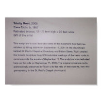 Trinity Root Plaque posters