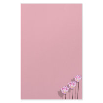 Trinity White Compassion Rose Writing Paper stationery