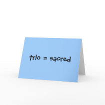 trio notecard