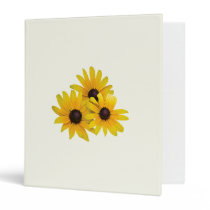 Trio of Black-Eyed Susans binders