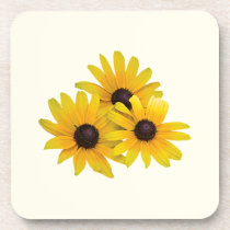 Trio of Black-Eyed Susans cork coasters