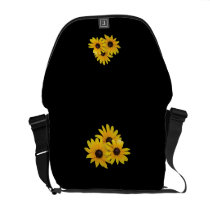 Trio of Black-Eyed Susans messenger bags