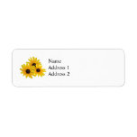 Trio of Black-Eyed Susans Labels